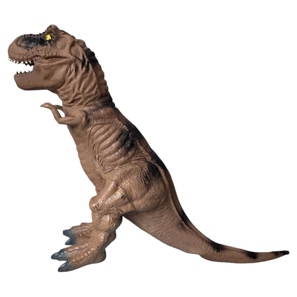 2015 Toys R Us Dinosaur T Rex 16" Tall Soft Rubber Jurassic dino HUGE